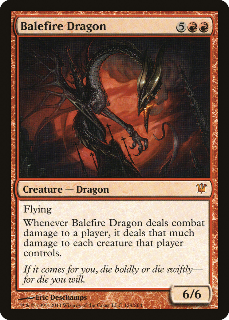 Image of Balefire Dragon [Innistrad]