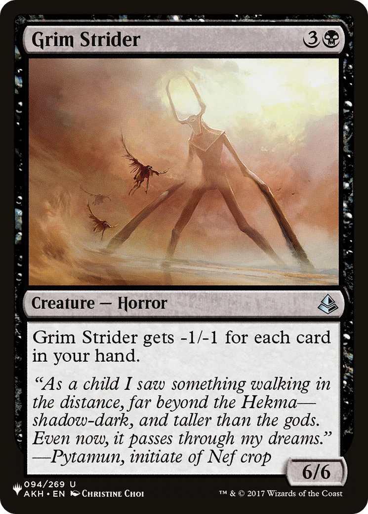Image of Grim Strider [The List]