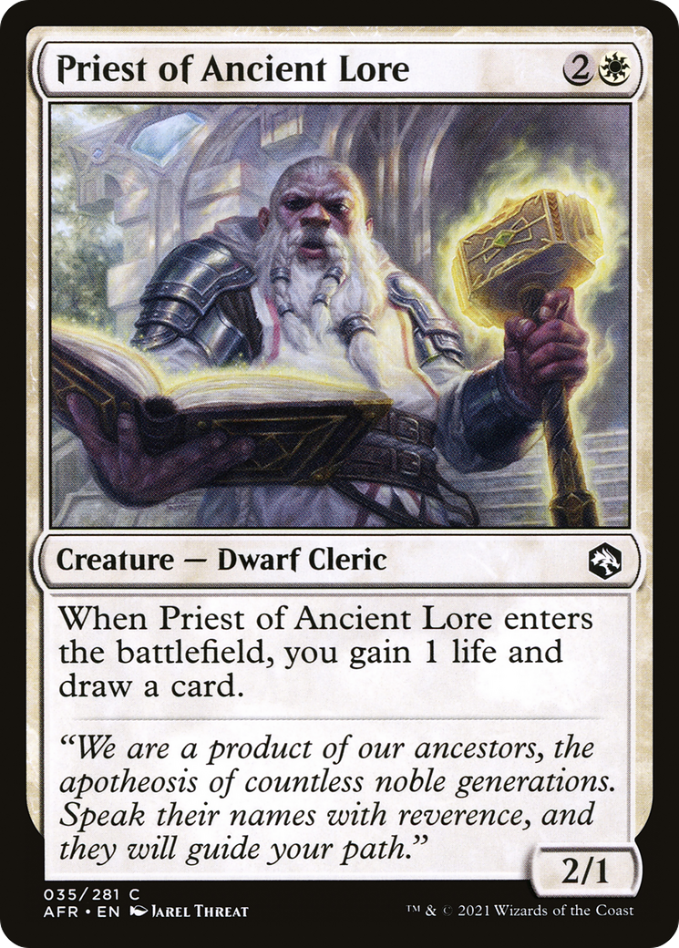 Image of Priest of Ancient Lore [Dungeons & Dragons: Adventures in the Forgotten Realms]