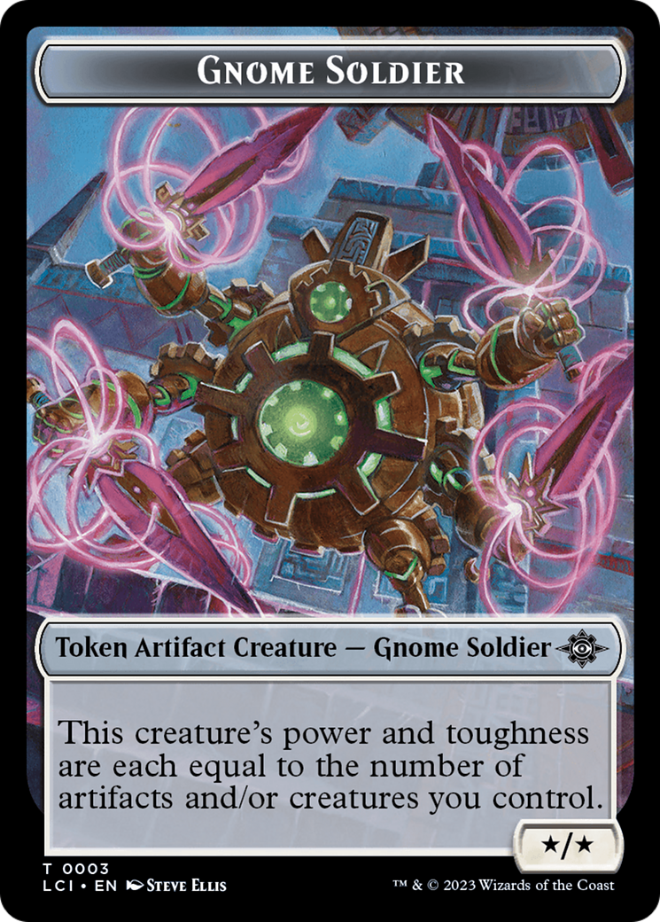 Image of Map // Gnome Soldier Double-Sided Token [The Lost Caverns of Ixalan Tokens]