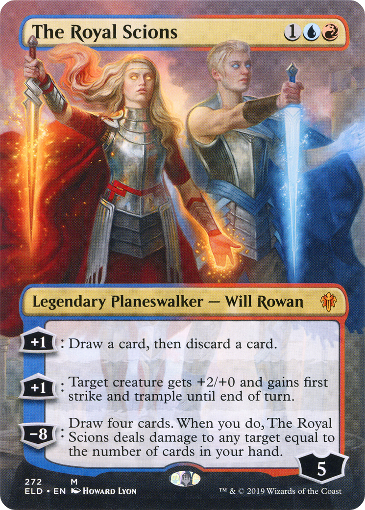 Image of The Royal Scions (Borderless) [Throne of Eldraine]