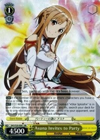 Image of Asuna Invites to Party (SAO/S20-E001 RR) [Sword Art Online]