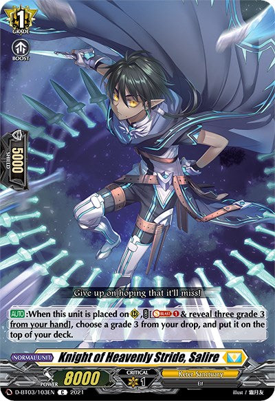 Image of Knight of Heavenly Stride, Salire (D-BT03/103EN) [Advance of Intertwined Stars]