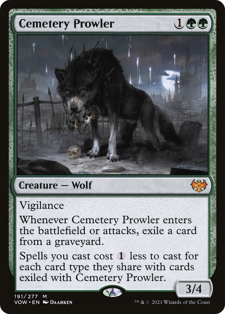 Image of Cemetery Prowler [Innistrad: Crimson Vow]