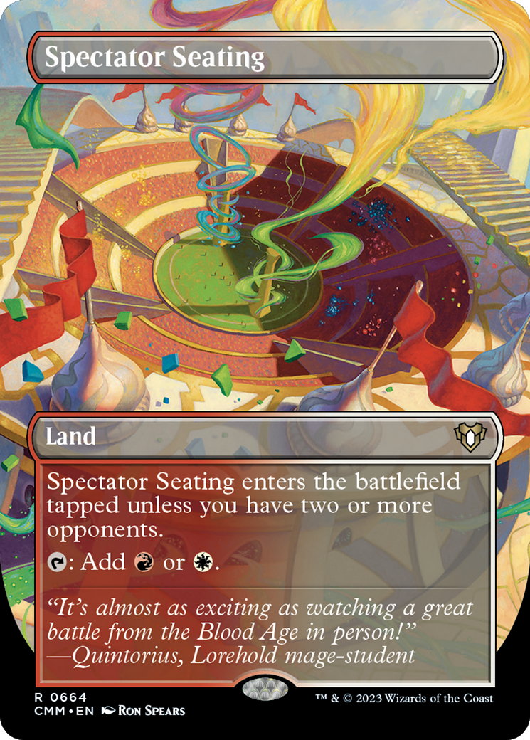 Image of Spectator Seating (Borderless Alternate Art) [Commander Masters]