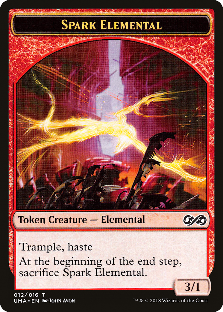 Image of Spark Elemental Token [Ultimate Masters Tokens]
