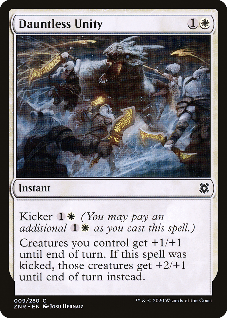 Image of Dauntless Unity [Zendikar Rising]