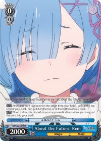 Image of About the Future, Rem (RZ/S55-E074 U) [Re:ZERO Vol.2]