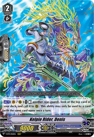 Image of Kelpie Rider, Denis (V-BT11/012EN) [Storm of the Blue Cavalry]