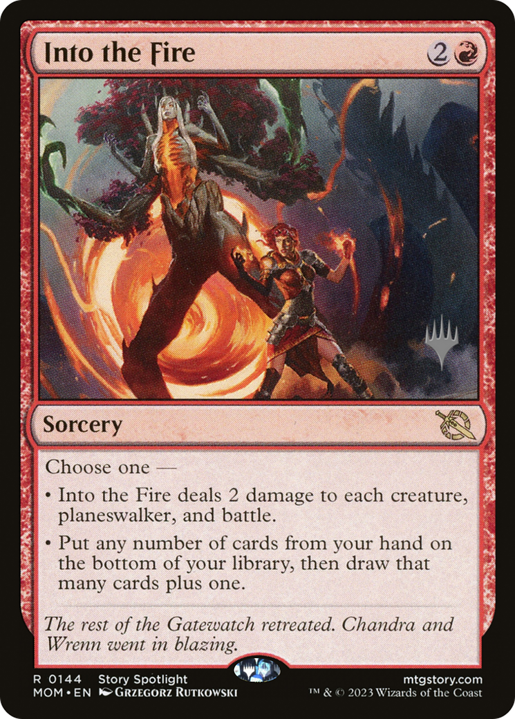 Image of Into the Fire (Promo Pack) [March of the Machine Promos]