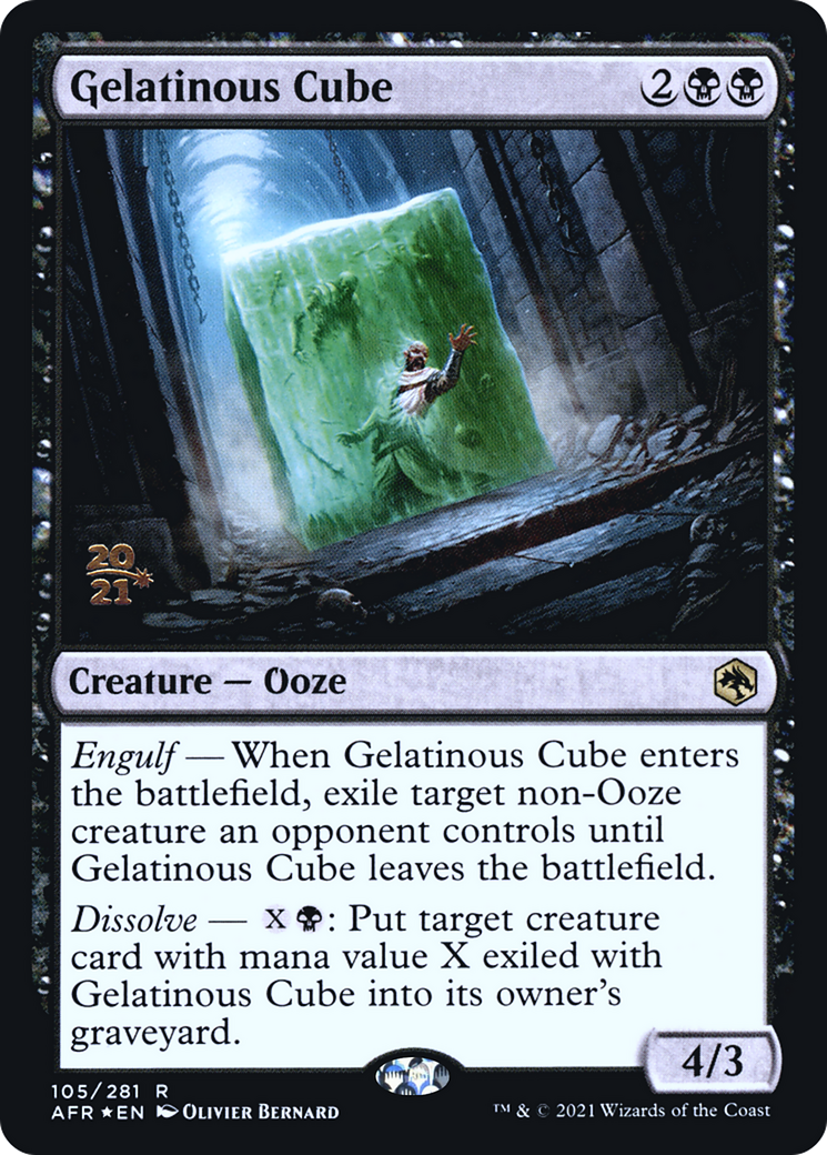 Image of Gelatinous Cube [Dungeons & Dragons: Adventures in the Forgotten Realms Prerelease Promos]