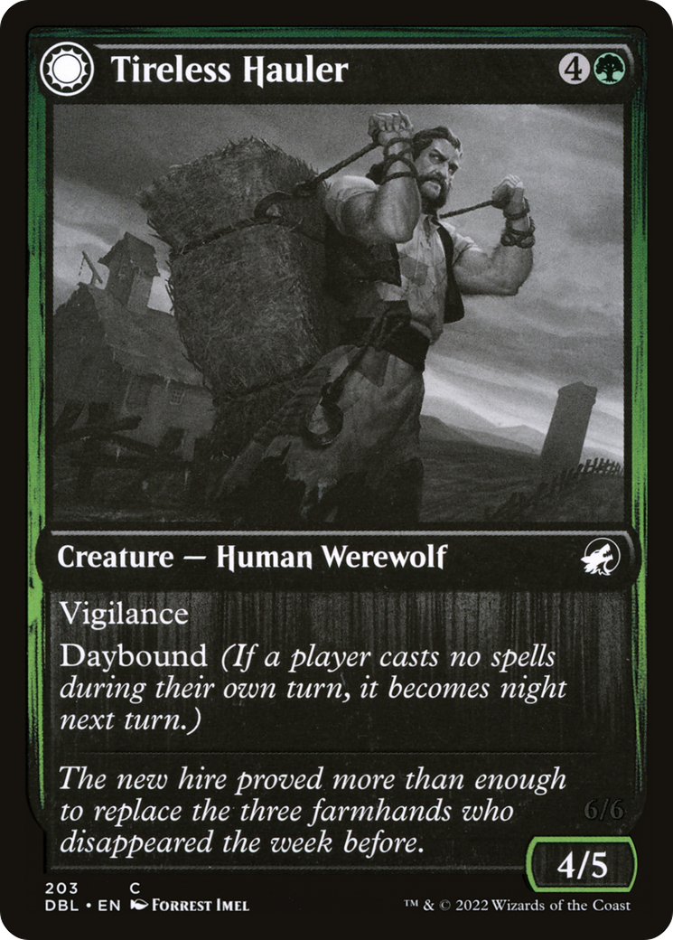 Image of Tireless Hauler // Dire-Strain Brawler [Innistrad: Double Feature]