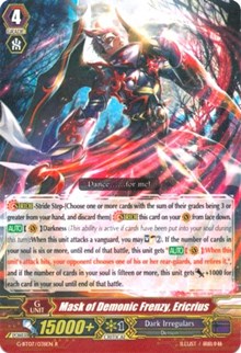 Image of Mask of Demonic Frenzy, Ericrius (G-BT07/038EN) [Glorious Bravery of Radiant Sword]