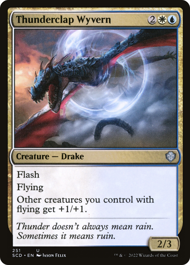 Image of Thunderclap Wyvern [Starter Commander Decks]