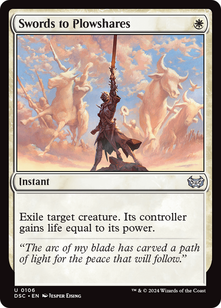 Image of Swords to Plowshares [Duskmourn: House of Horror Commander]