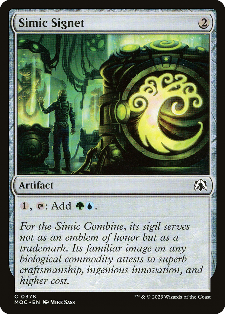 Image of Simic Signet [March of the Machine Commander]