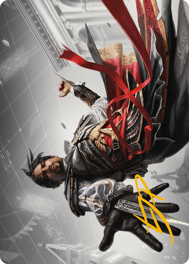 Image of Ezio Auditore da Firenze Art Card (Gold-Stamped Signature) [Assassin's Creed Art Series]