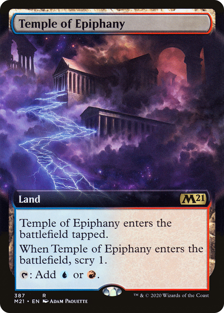Image of Temple of Epiphany (Extended Art) [Core Set 2021]