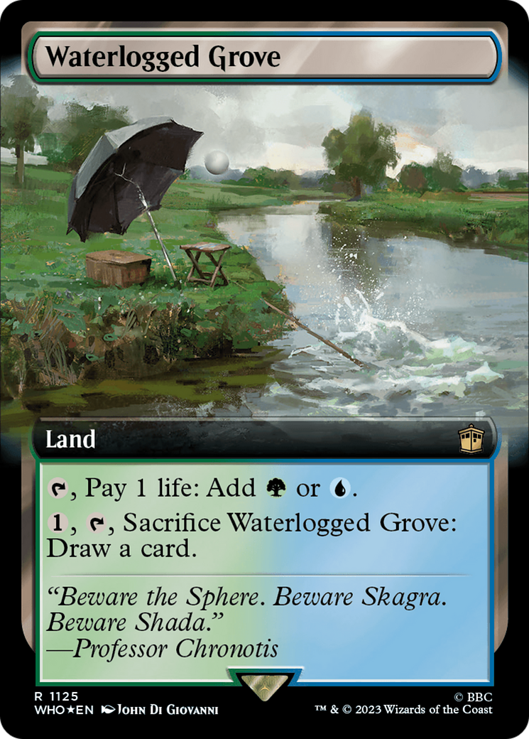 Image of Waterlogged Grove (Extended Art) (Surge Foil) [Doctor Who]