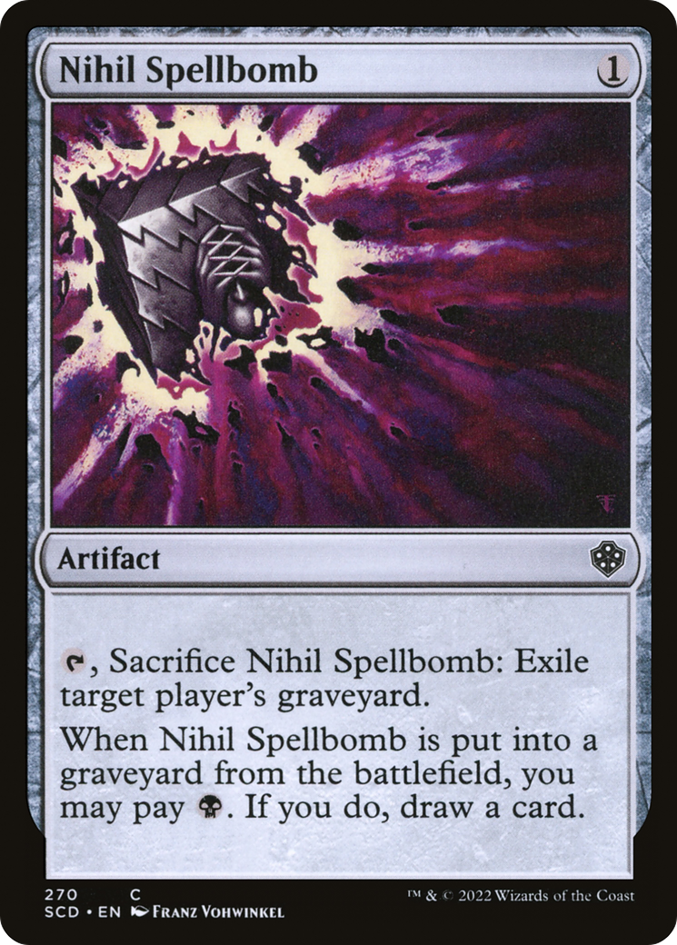 Image of Nihil Spellbomb [Starter Commander Decks]