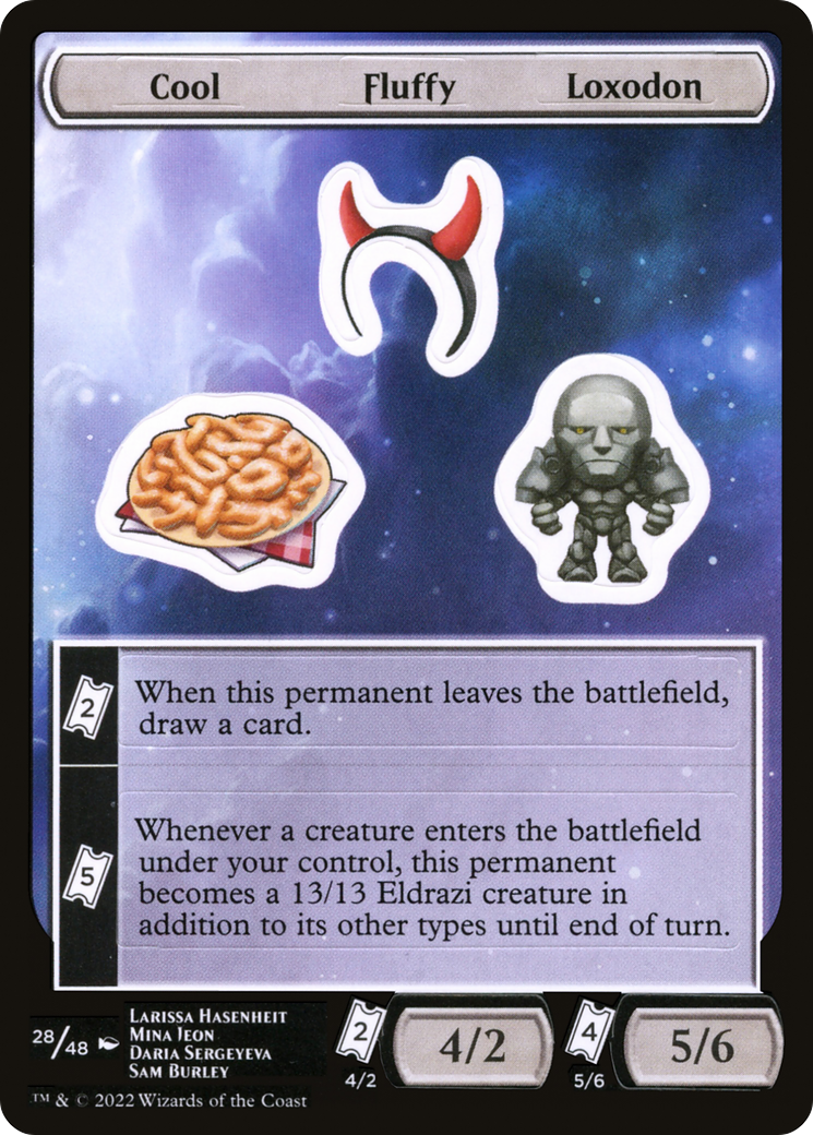 Image of Cool Fluffy Loxodon [Unfinity Stickers]