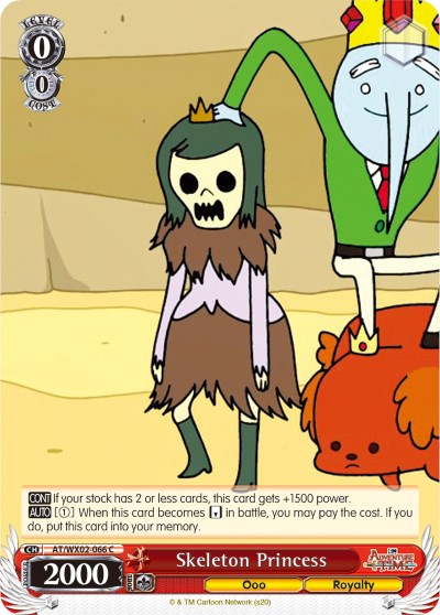 Image of Skeleton Princess (AT/WX02-066 C) [Adventure Time]
