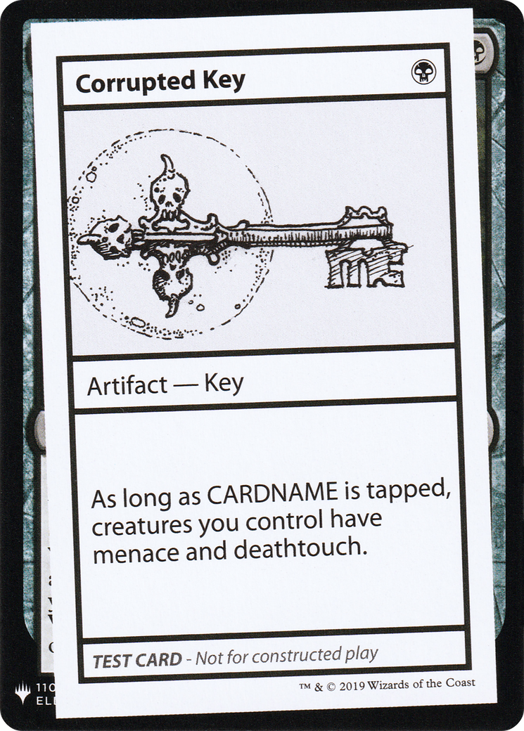 Image of Corrupted Key [Mystery Booster Playtest Cards]