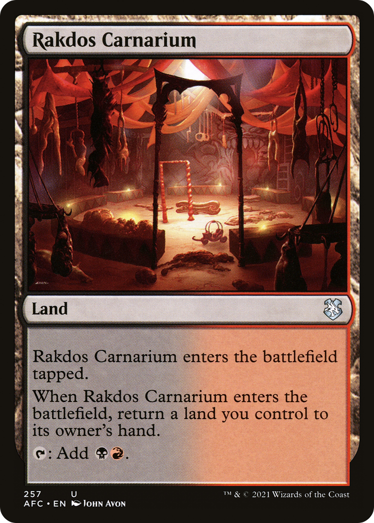 Image of Rakdos Carnarium [Dungeons & Dragons: Adventures in the Forgotten Realms Commander]