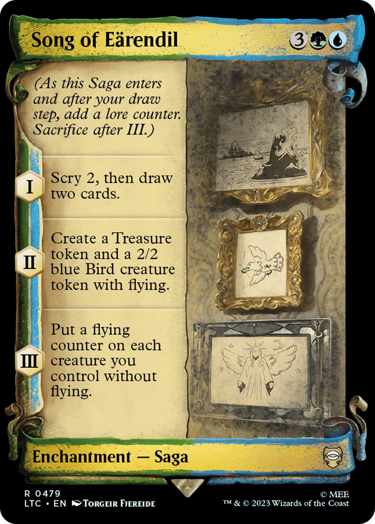 Image of Song of Earendil [The Lord of the Rings: Tales of Middle-Earth Commander Showcase Scrolls]