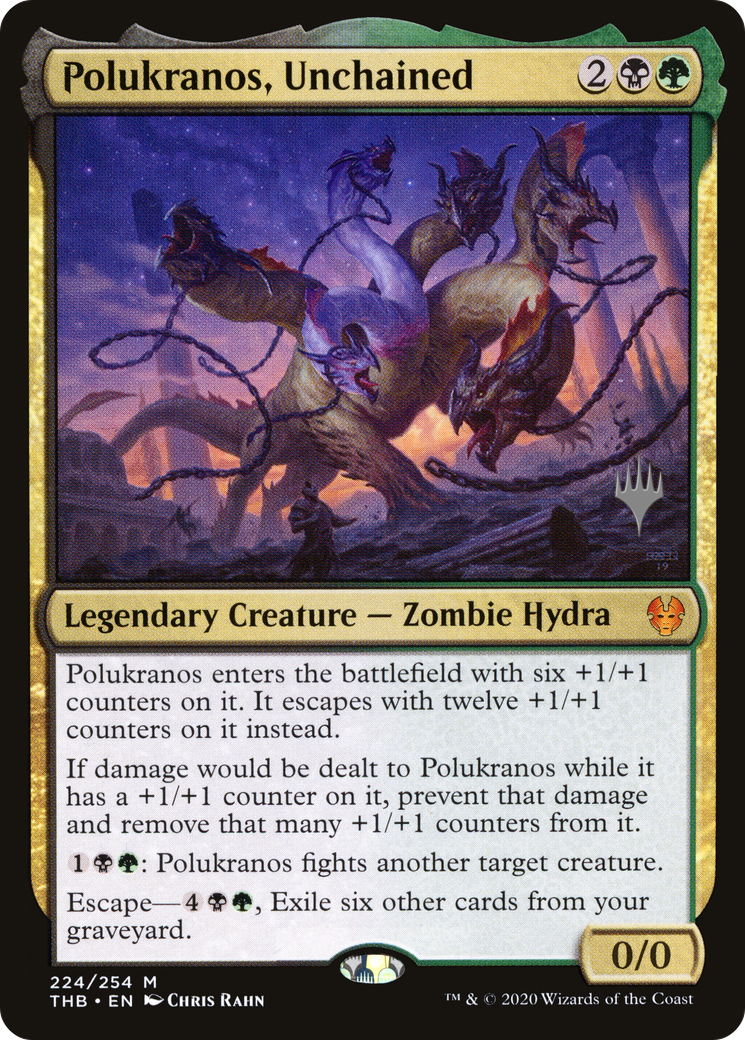 Image of Polukranos, Unchained (Promo Pack) [Theros Beyond Death Promos]