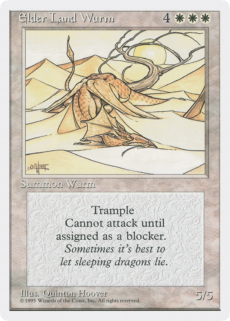 Image of Elder Land Wurm [Fourth Edition]