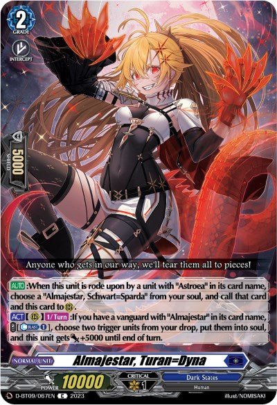 Image of Almajestar, Turan=Dyna (D-BT09/067EN) [Dragontree Invasion]