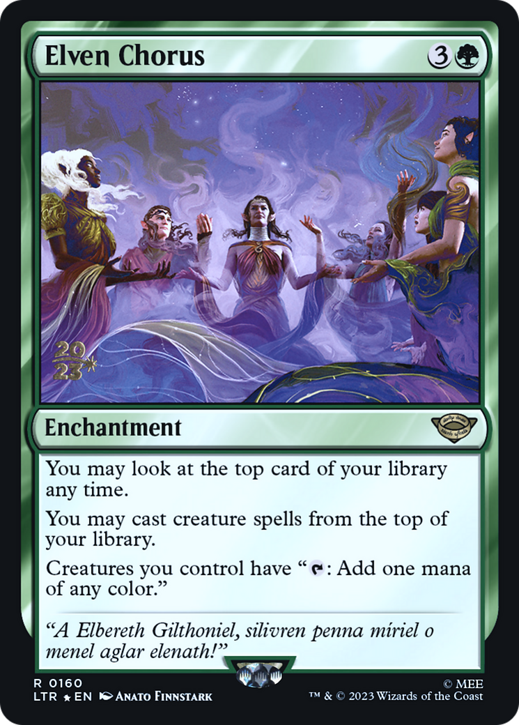 Image of Elven Chorus [The Lord of the Rings: Tales of Middle-Earth Prerelease Promos]
