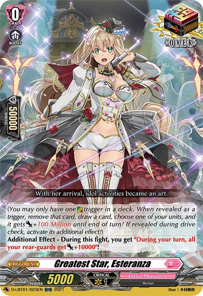 Image of Greatest Star, Esteranza (D-LBT01/023EN) [Lyrical Melody]