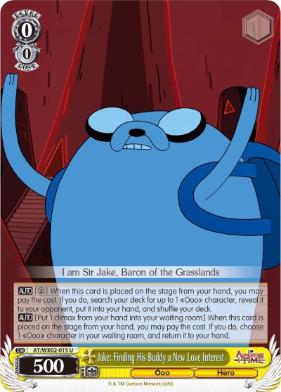 Image of Jake: Finding His Buddy a New Love Interest (AT/WX02-015 U) [Adventure Time]