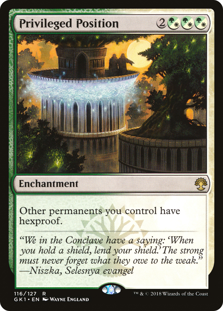 Image of Privileged Position [Guilds of Ravnica Guild Kit]