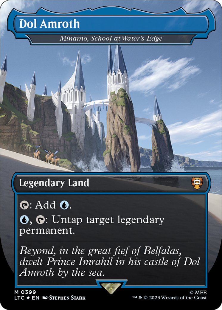 Image of Dol Amroth - Minamo, School at Water's Edge (Surge Foil Realms and Relics) [The Lord of the Rings: Tales of Middle-Earth Commander]