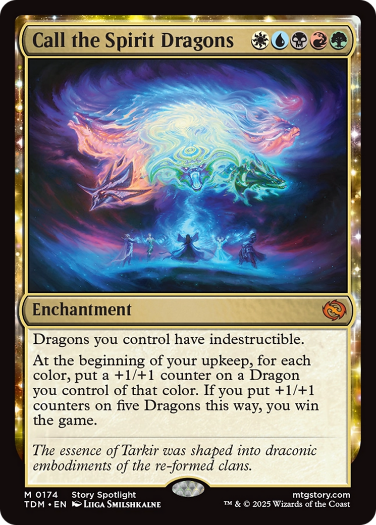 Image of Call the Spirit Dragons [Tarkir: Dragonstorm]