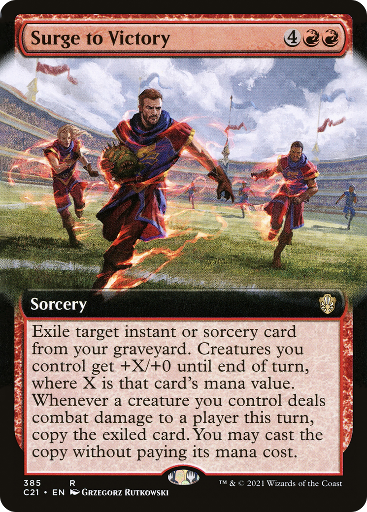 Image of Surge to Victory (Extended Art) [Commander 2021]