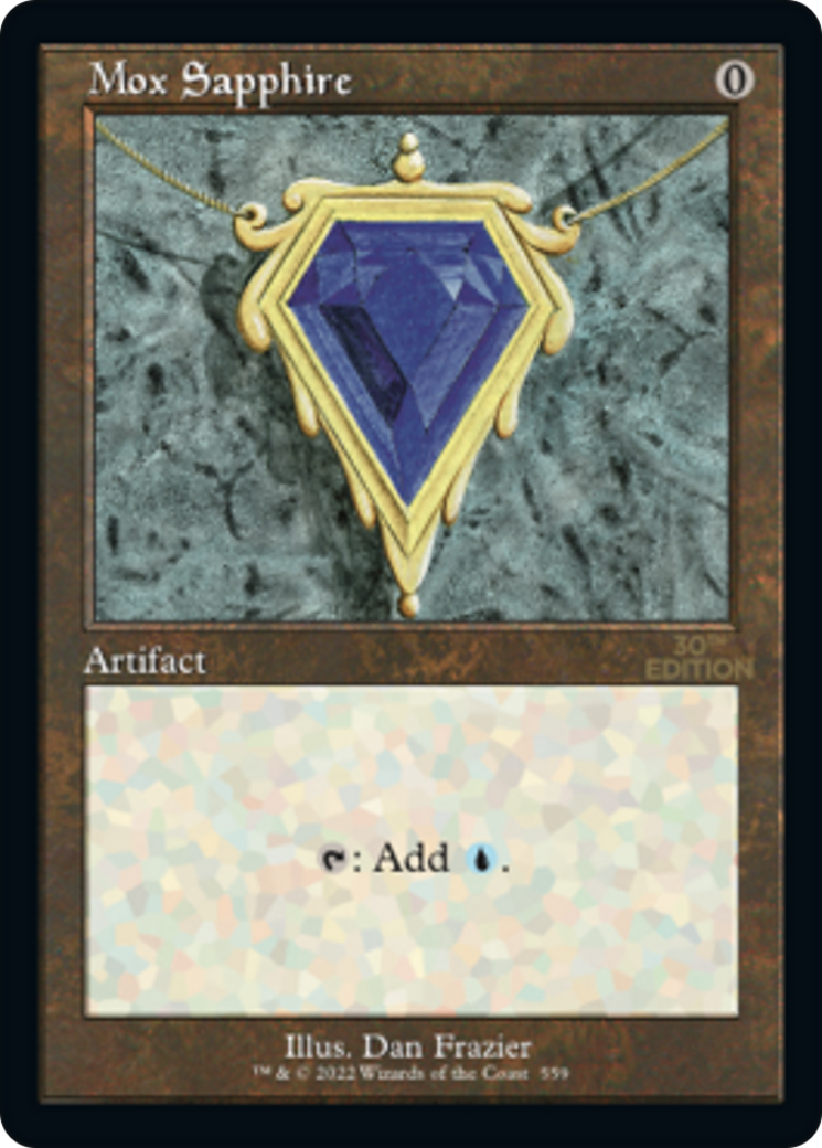 Image of Mox Sapphire (Retro) [30th Anniversary Edition]