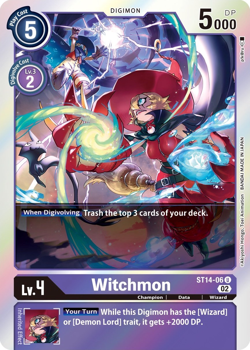 Image of Witchmon [ST14-06] [Starter Deck: Beelzemon Advanced Deck Set]