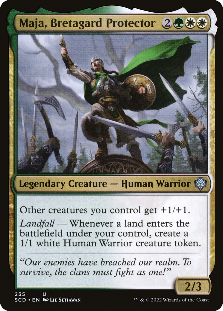 Image of Maja, Bretagard Protector [Starter Commander Decks]