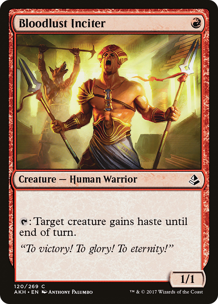 Image of Bloodlust Inciter [Amonkhet]