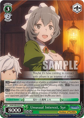 Image of Unusual Interest, Syr (DDM/S88-E032 R) [Is it Wrong to Try to Pick Up Girls in a Dungeon?]