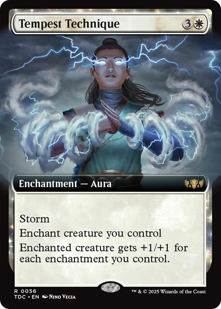 Image of Tempest Technique (Extended Art) [Tarkir: Dragonstorm Commander]