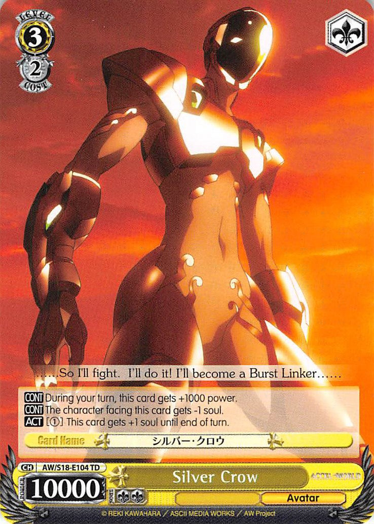 Image of Silver Crow (AW/S18-E104 TD) [Accel World]