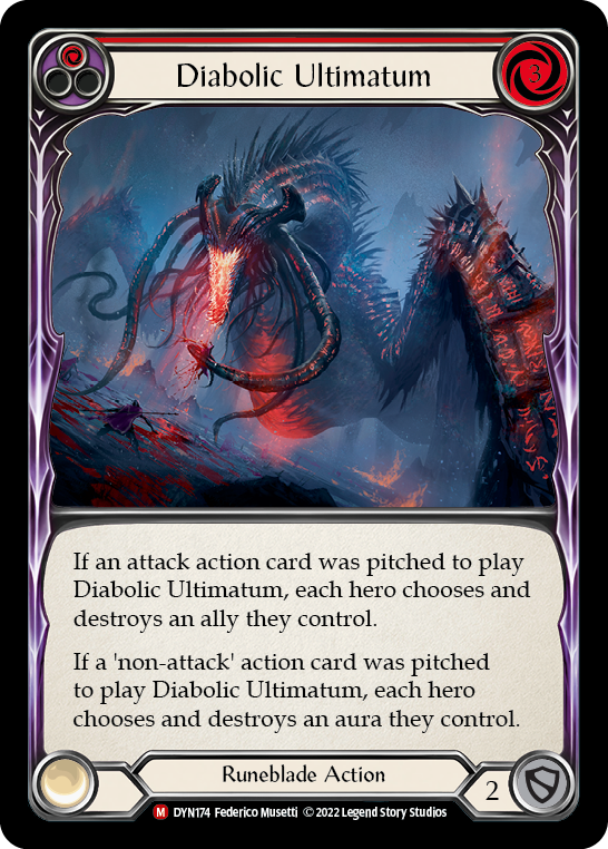 Image of Diabolic Ultimatum [DYN174] (Dynasty)  Rainbow Foil