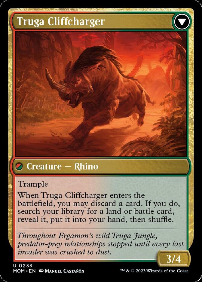Image of Invasion of Ergamon // Truga Cliffcharger [March of the Machine]