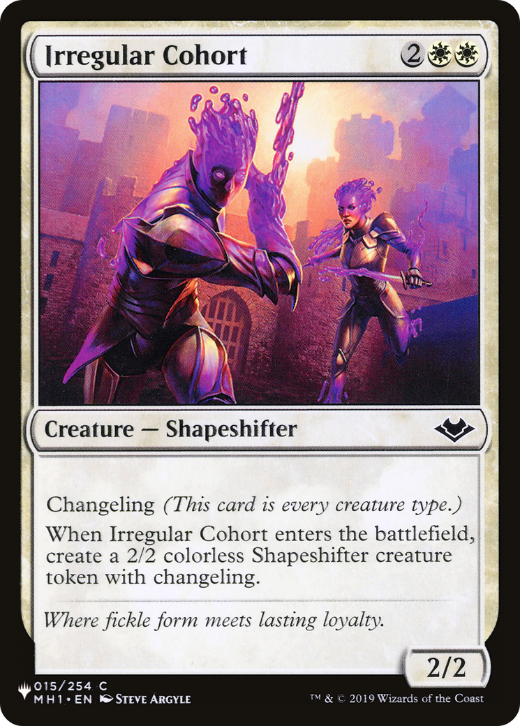 Image of Irregular Cohort [The List]