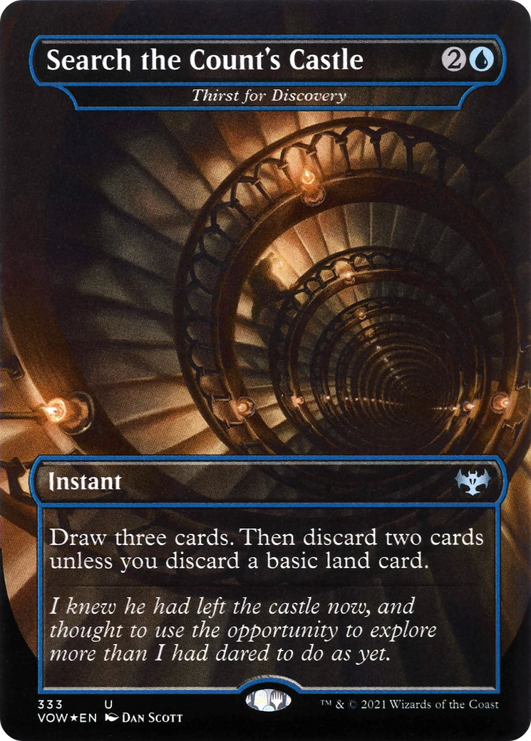 Image of Thirst for Discovery - Search the Count's Castle [Innistrad: Crimson Vow]